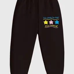 YK Girls Pack Of 5 Graphic Printed Mid-Rise Regular Fit Joggers image 3