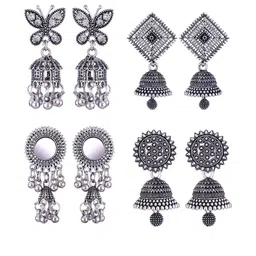 Sangria Alloy Silver-Plated Earrings-picture-38