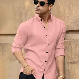 RAHI TRENDZ Men Classic Fit Textured Spread Collar Casual Shirt-picture-36