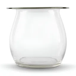 IAAH Transparent Modest Clear Decorative Glass Flower Vase image 5