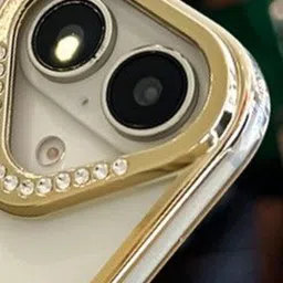 Luxury Kase Transparent Back Cover for iPhone 16 with Shimmer MagSafe Ring image 4