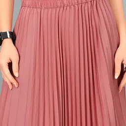 STARWORD A-Line Midi Pleated Skirt image 4