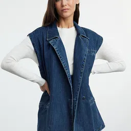 Trendyol Pure Cotton Denim Jacket image 1