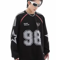 StyleCast x Revolte Men Typography Printed Round Neck Relaxed Fit T-shirt image 5