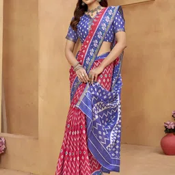 all about you Ethnic Motifs Printed Zari Saree image 4