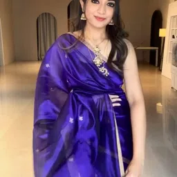 Dinesh Ethnic Traditional Wear Embellished Embroidered Silk Blend Saree-picture-11