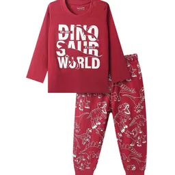 Honeyhap Boys Printed Night suit-picture-45