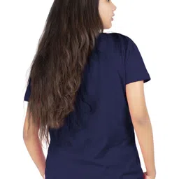 AMAHA FASHIONS Printed Round Neck Short Sleeves Cotton Lounge T-Shirt image 2