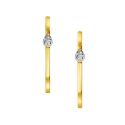 Joyalukkas Women 22KT Gold Hoop Earrings image 2