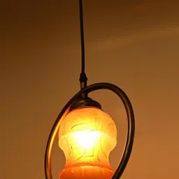 SOMIL Printed Glass Cylinder Ceiling Lamps image 3