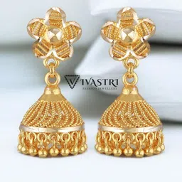 VIVASTRI Gold-Toned Alloy Earrings-image-81