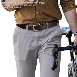 SHOPGLOBAL Unisex Ser Of 2 Leather Belt image 4