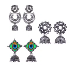 DIVASTRI Silver-Plated Alloy Earrings-picture-16