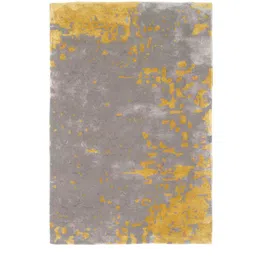 Buy Grey Wool and Viscose Abstract 4 x 6 Feet Hand Tufted Carpet by Joyrugs by littlelooms image 2