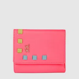Baggit Women Solid Three Fold Wallet-image-96