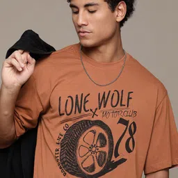 The Roadster Lifestyle Co. Printed Relaxed T-shirt-picture-23