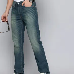 Levis Men 513 Slim Straight Fit Heavy Fade Stretchable Jeans-picture-35