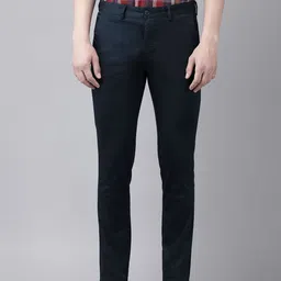 Park Avenue Men Solid Mid-Rise Neo Fit Chinos Trousers-image-52