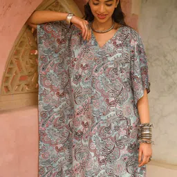 Aditi Wasan Floral Print Maxi Dress image 4