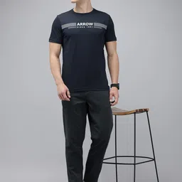 Arrow Typography Printed Sport Pure Cotton T-shirt image 5