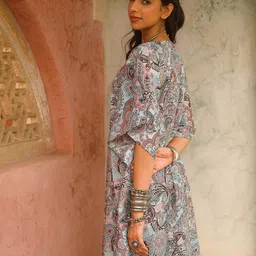 Aditi Wasan Floral Print Maxi Dress image 3