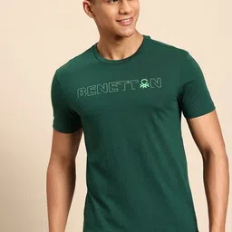 United Colors of Benetton Men Brand Logo Printed T-shirt-picture-22
