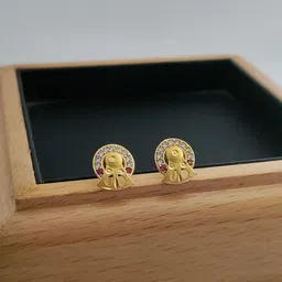 OM KRISHIV COLLECTION Geometric Studs Earrings-image-29