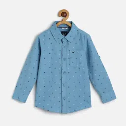 Allen Solly Junior Blue Printed Shirt-picture-35