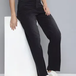 Levis Women High Rise Ribcage Slim Straight Fit Light Fade Stretchable Jeans-picture-31