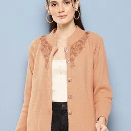 BAESD Women Floral Embroidered Front-Open Sweater-image-15