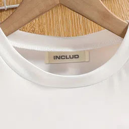 INCLUD Girls Printed Short Sleeves T-shirt With Trousers image 5