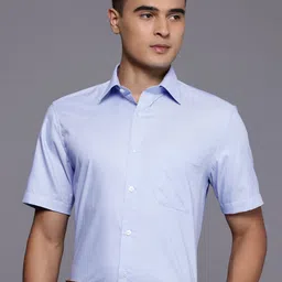 Louis Philippe Classic Fit Pure Cotton Formal Shirt-picture-11