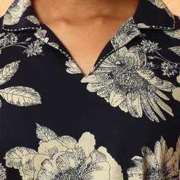 jaipur kurti Jaipur KurtiPrinted Pure Cotton A-Line Midi Dress image 4