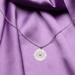 Accessorize London Silver Casual Pendant with Chain-picture-38