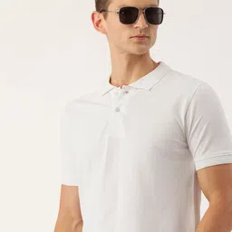 ARISE Men Polo Collar Pure Cotton T-shirt-image-30