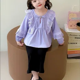 LULU & SKY Girls Top with Trousers image 3