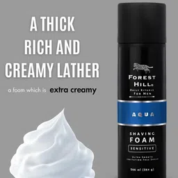 FOREST HILL Set Of 3 After Shave Balm- 100 ml- Shaving Foam- 266 ml & Shaving Brush image 2