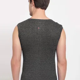 Sporto by Macho Men Pack Of 2 Cotton Colourblocked Gym Vest image 4