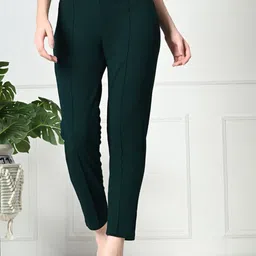 Brainbees Women Smart Slim Fit High-Rise Trousers-picture-22