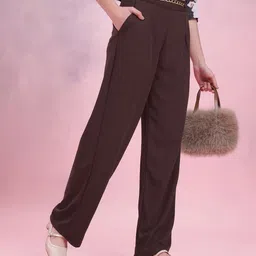 DressBerry Women Pleated Trousers-image-2