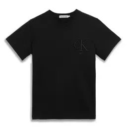 Calvin Klein Jeans Kids Black Logo Regular Fit T-Shirt-image-23