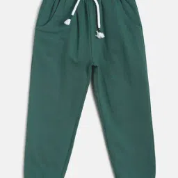 MINIKLUB Kids Teal Solid Joggers-picture-42