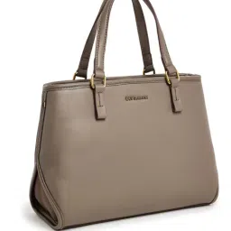 BCBG Grey Logo Satchel Handbag image 2