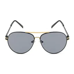 Joker & WItch Black UV Protection Aviator Sunglasses for Men image 4