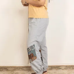 HOPE House of Pure Eco Women Relaxed Fit Printed Mid Rise Trousers image 4