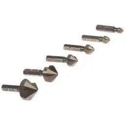 RS PRO Countersink Set x6.3 mm, 8.3 mm, 10.4 mm, 12.4 mm, 16.5 mm, 20.5 mm6 Piece Model No 2485576 image 4