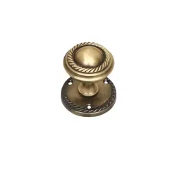 Screw Tight 2.5 Inch Brass Brass Lacquered Finish Door Knob B080102PBL-picture-15