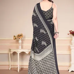 SUPERLAXMI Floral Printed Pure Chiffon Saree image 5