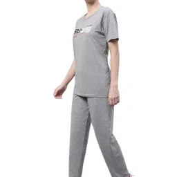 Vimal Jonney Grey Printed T-Shirt With Trackpants image 3