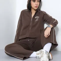 Sf Jeans By Pantaloons Brown Loose Fit Printed Hoodie image 5